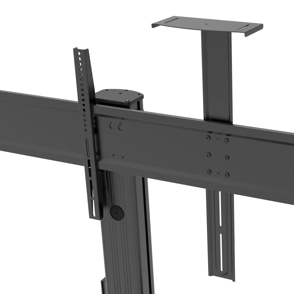 Suporte Móvel Napofix VWA1230 para 2 Ecrãs 50-75" Configuração Dupla Lado a Lado com Rodízios - Imagem 9