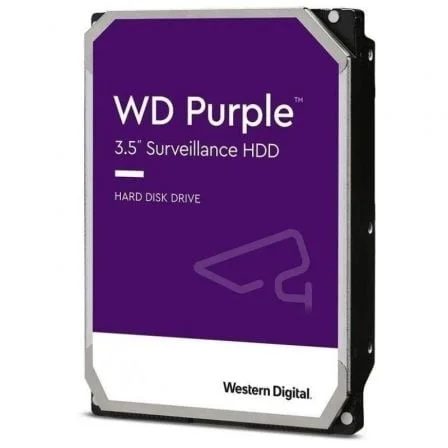 Disco Rígido Western Digital WD Purple Surveillance 6TB/ 3.5"/ SATA III/ 256MB