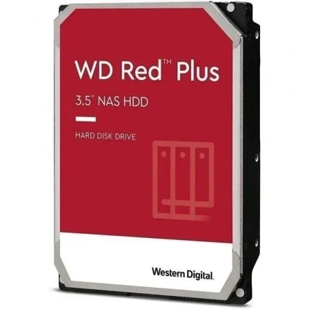 Disco Rígido Western Digital WD Red Plus NAS 2TB/ 3.5"/ SATA III/ 64MB