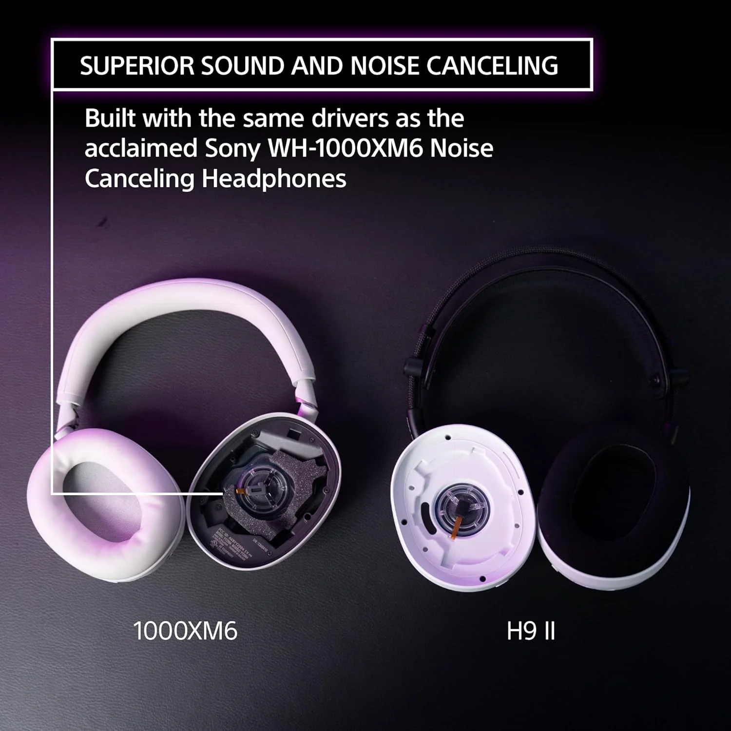 Auscultadores Gaming Sony INZONE H9 II WH-G910N Wireless Noise Cancelling 360 Audio para PS5 PC - Imagem 3
