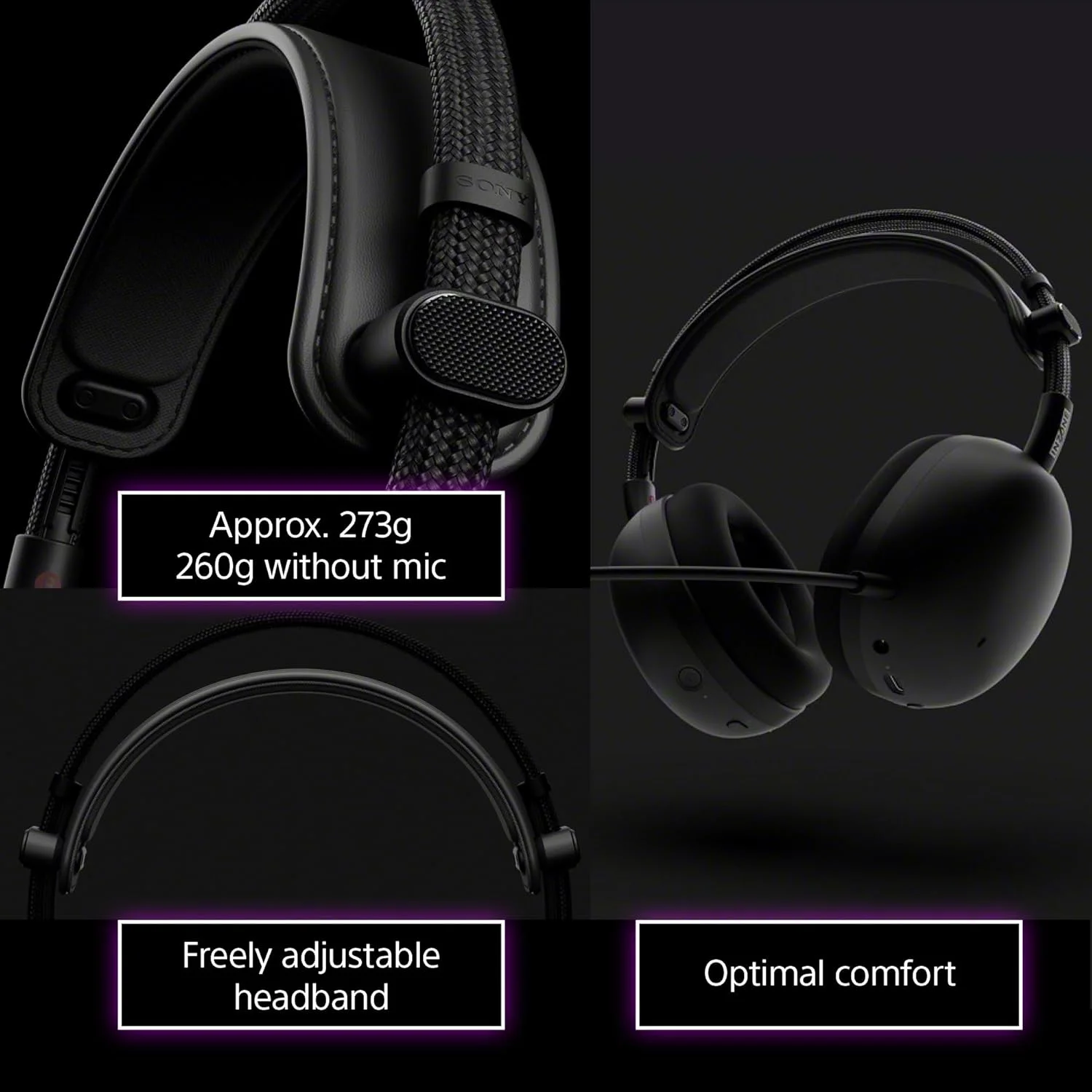 Auscultadores Gaming Sony INZONE H9 II WH-G910N Wireless Noise Cancelling 360 Audio para PS5 PC - Imagem 4